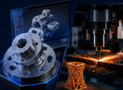 Diseño mecánico, impresión 3D y corte CNC